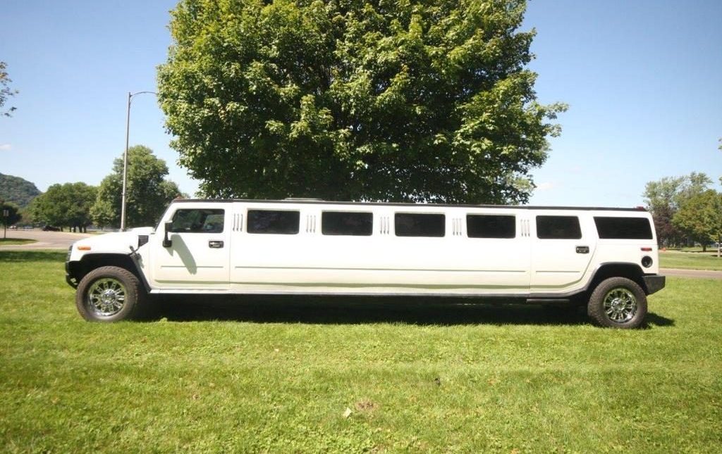 White Hummer Limousine